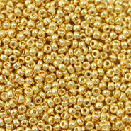 Miyuki seed beads 11/0 - 24kt Gold plated 11-191